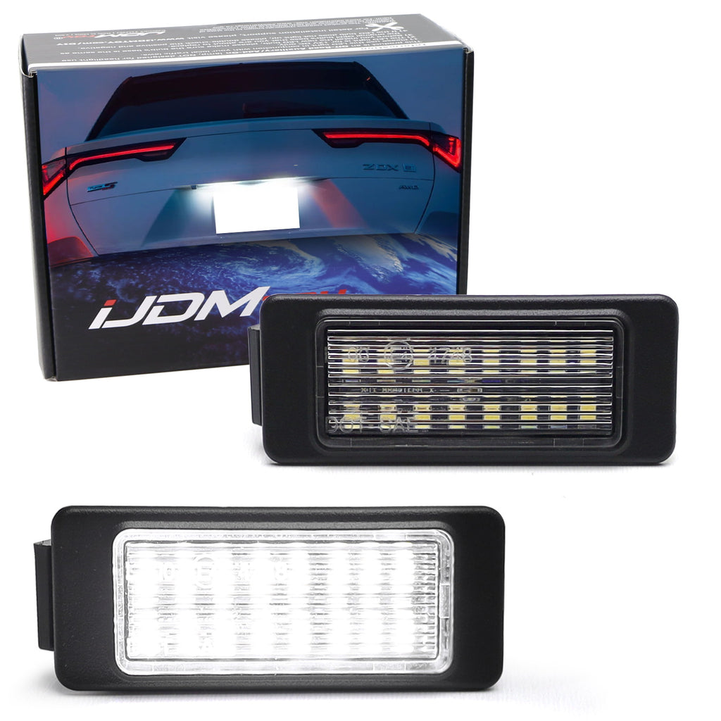 White 18-SMD Full LED License Plate Lamp Kit For 24+ Acura ZDX