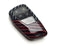 Black/Red Carbon Pattern Hard Key Case Shell For 21+ Chevy Suburban/Tahoe Yukon