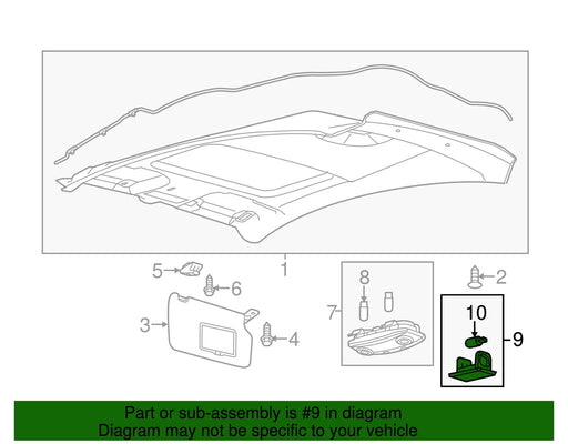 2 White 18-SMD Full LED Trunk Luggage Lamps For Ford Fiesta Focus C-Max EcoSport