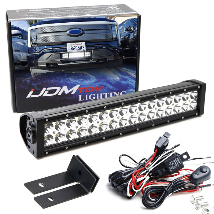 Lower Grille LED Light Bar Kit For Gen4 F150 STX King Ranch Platinum Lightning