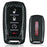 Gloss Black Genuine Carbon Fiber Key Fob Cover For 19-up RAM 1500 TRX 2500 3500