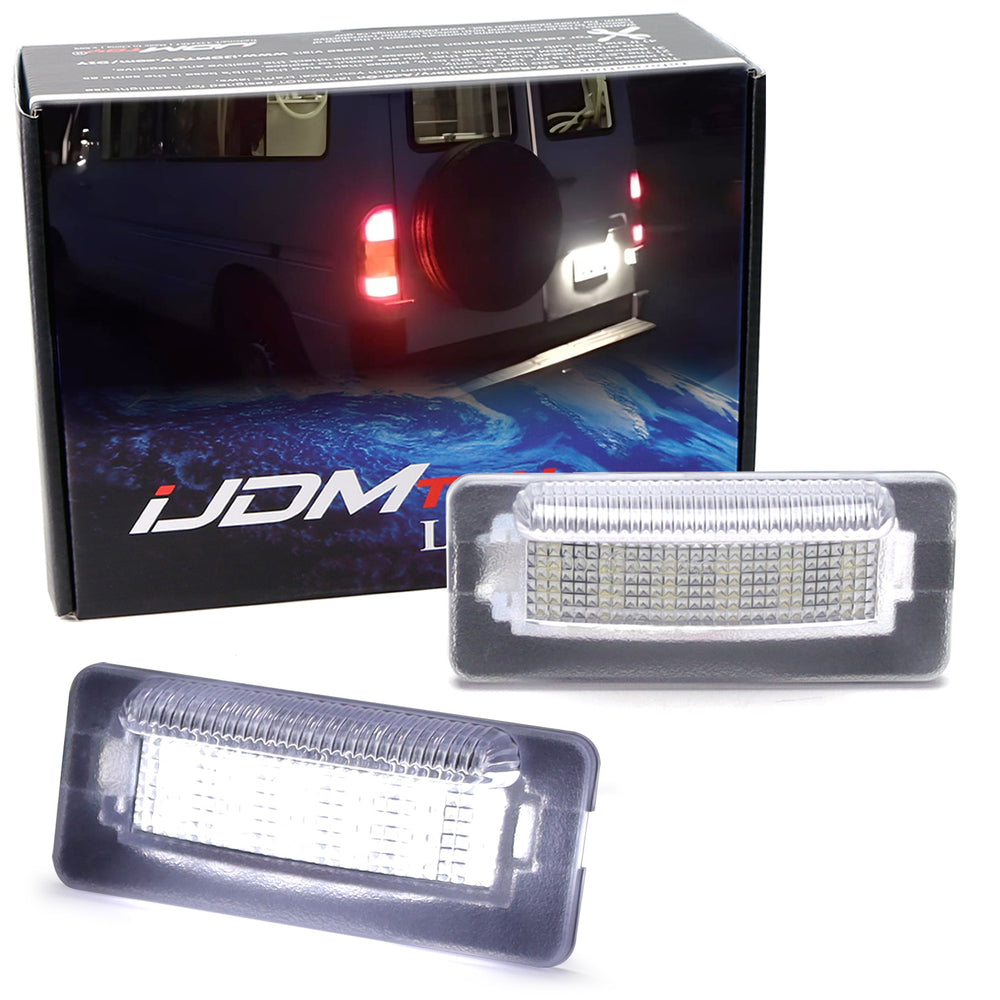 White 18-SMD Full LED License Plate Lights For Mercedes/Dodge 95-06 Sprinter VAN