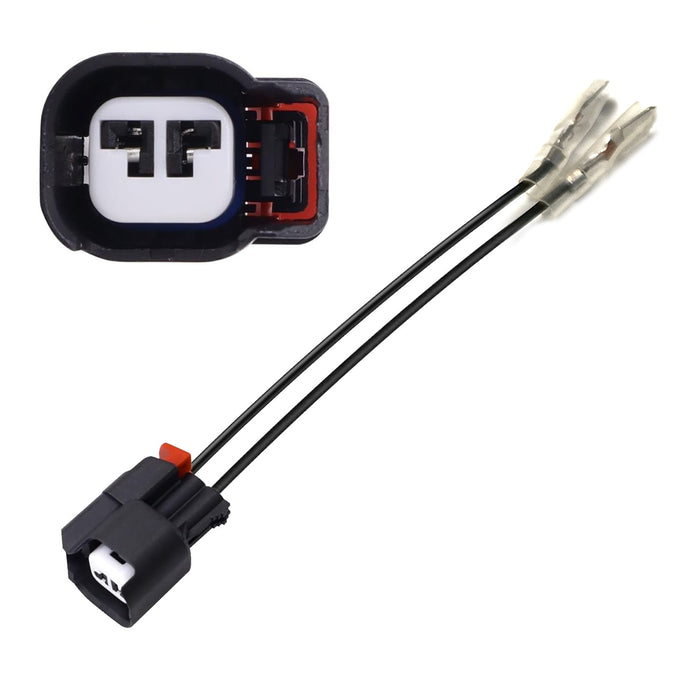 1pc 2-Way ABS Wheel Speed Sensor Connector w/6" Wiring Pigtail For GM/Dodge/Ford