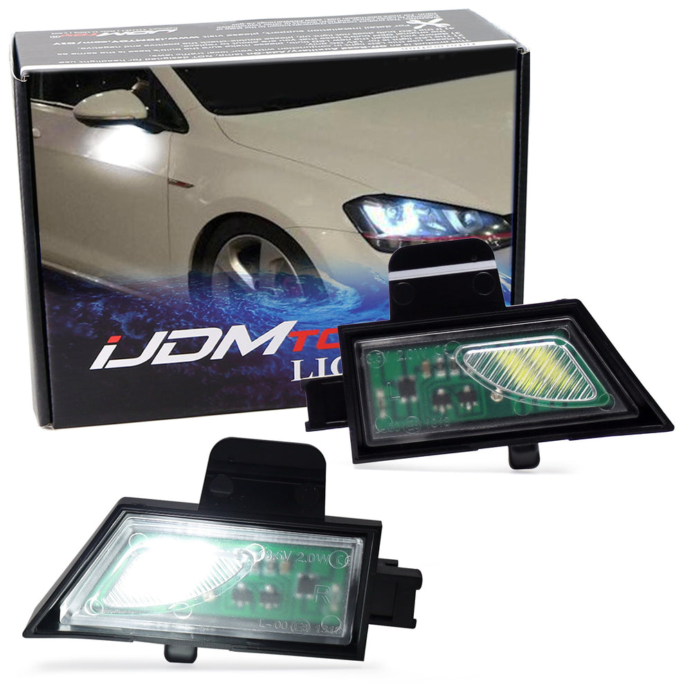 White 18-SMD Full LED Under Mirror Puddle Lights For VW MK7 Golf 7, MK3 Touran