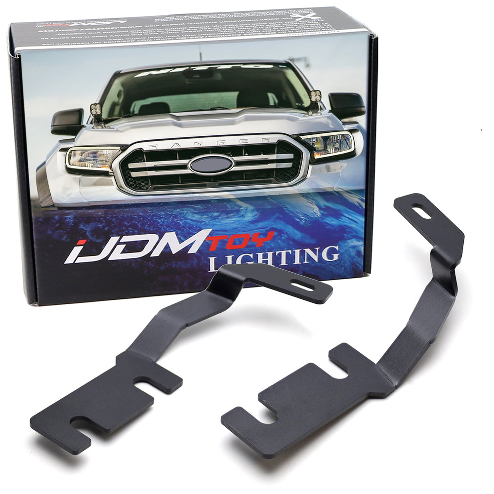 Windshield A-Pillar LED Pod Ditch Light Mounting Bracket For Ford 2019-23 Ranger