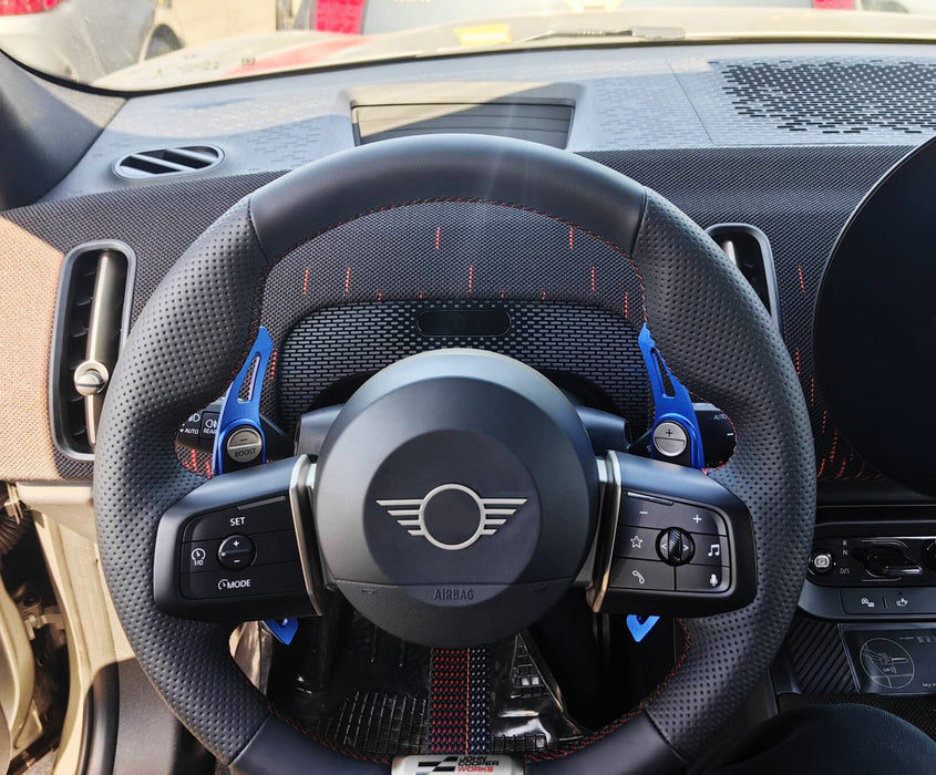 Euro Sports Blue Larger Paddle Shifter Extensions For 2024-up U25 Mini Cooper