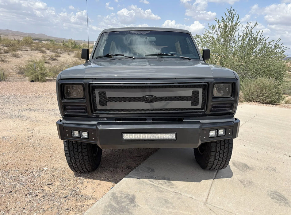 Smoked White LED Driving/Amber Sequential Turn Signal For 80-86 Bronco F-Series