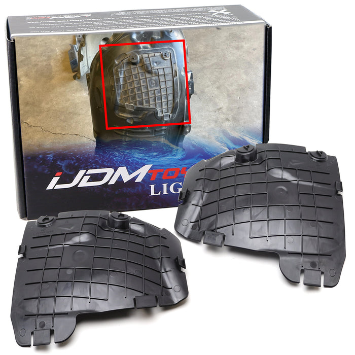 Front Wheel Fender Liner Covers For Mercedes W205 C-Class Headlight Fog Access
