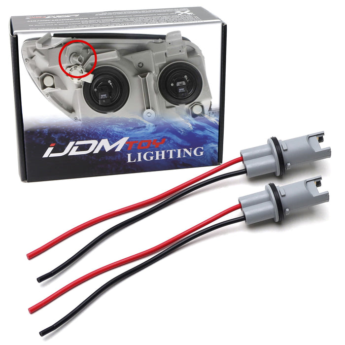 Headlight Parking Light Bulb Sockets w/ 5" Pigtail Wire For Toyota 03-09 4Runner