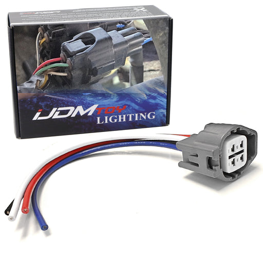 4-Way Female O2 Oxygen Sensor Connector w/ 6" Pigtail For Toyota Lexus Subaru