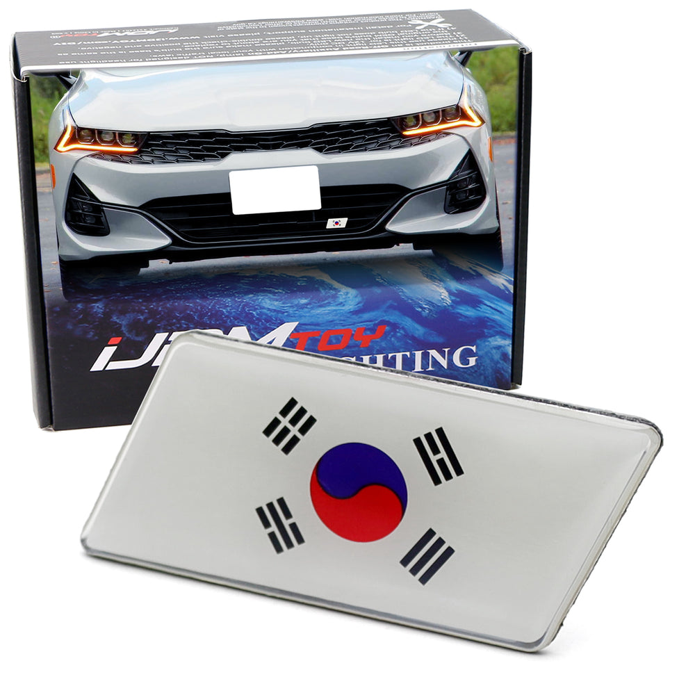 KDM Korea Taegukgi Emblem Grille or Trunk Emblem Badge For Hyundai Kia Genesis