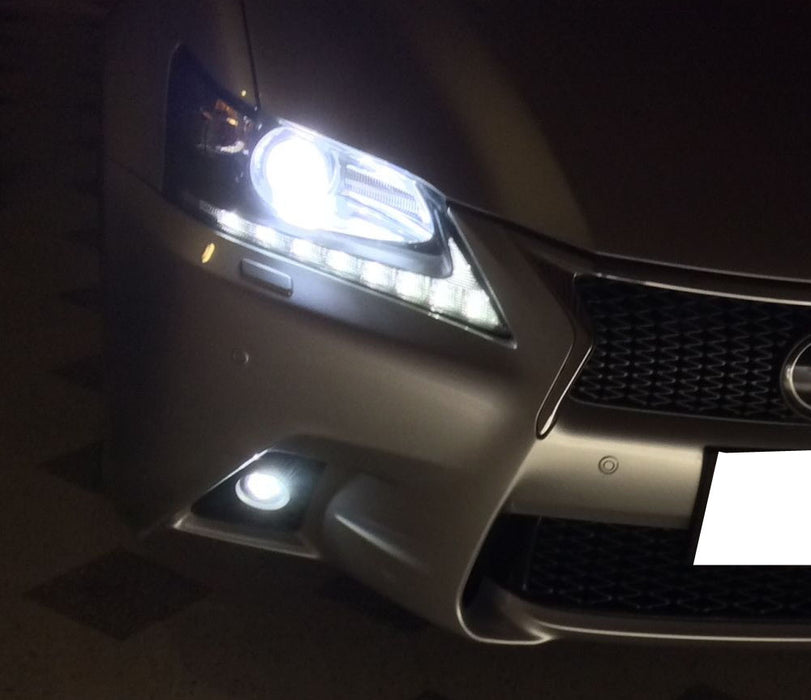 OE-Fit 24W LED Projector Fog Lamps For Lexus IS GS ES Toyota Camry Tacoma Tundra