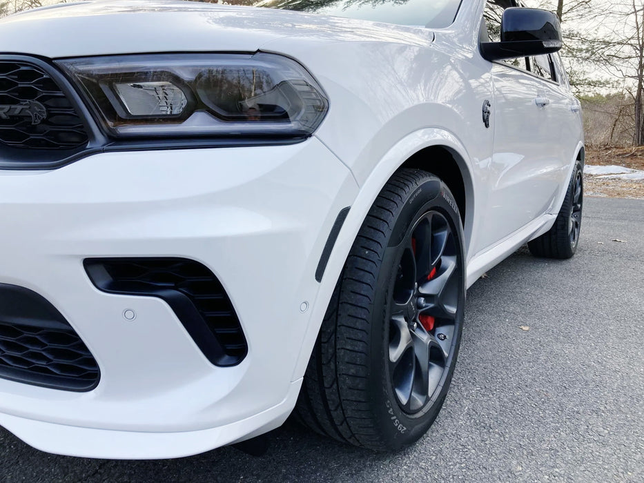 Smoked Lens Amber Full LED Front Bumper Side Marker Lights For Dodge 21+ Durango