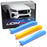 Sweden Flag Color Grille Decoration Insert Trims For 2021-up Facelift Volvo XC60