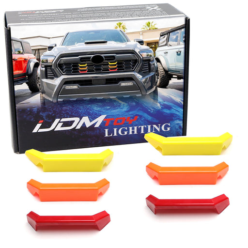 Classic Retro Heritage 3-Color Grille Inserts For Toyota 2024+ Tacoma TRD Sport