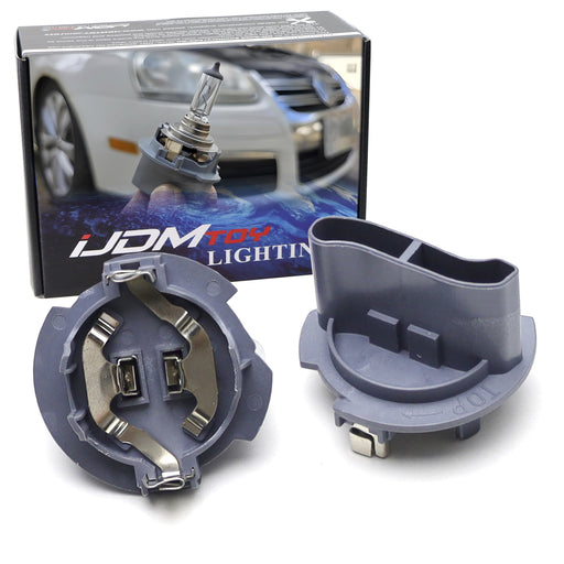 H7 Headlamp Bulb Socket Retainer Cap Holder Adapters For VW MK5 Golf R32 Jetta V