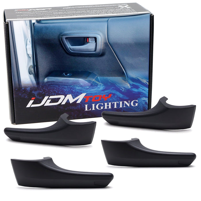 4pc Matte Black Front + Rear Side Door Handle Covers For Toyota 2016-2023 Tacoma