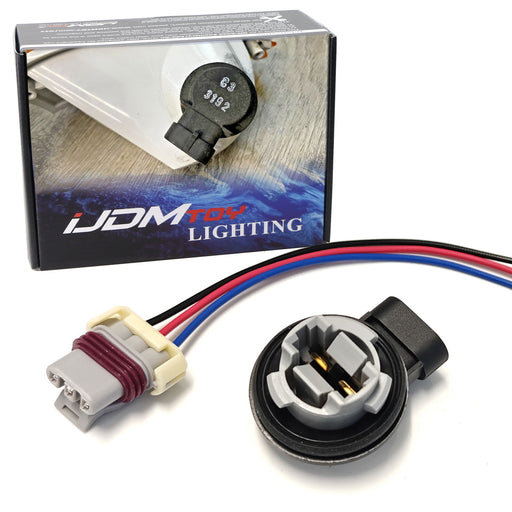 3157 Bumper Parking Turn Signal Bulb Socket w/ Wiring For Buick 2000-05 LeSabre