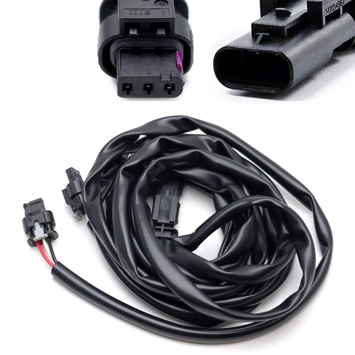 3-Pin Exhaust Muffler Valve Controller Y-Splitter Adapter For VW Audi Mercedes