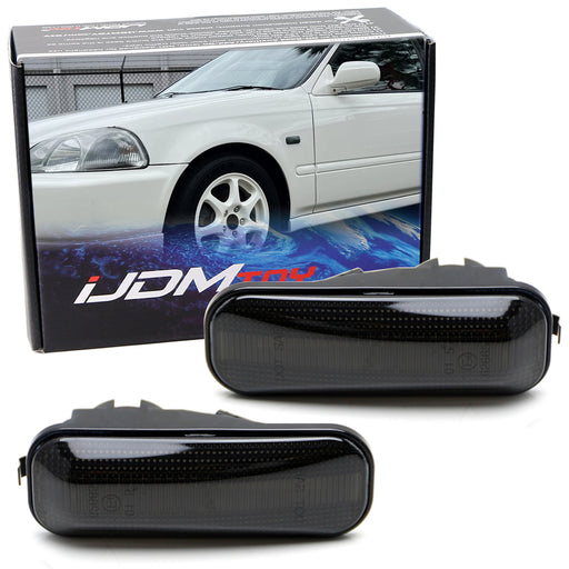 Japanese Spec Smoked Lens Side Marker Lamps For Honda Civic EK EJ EM Prelude CRV