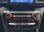 Red Center Dash Stereo Radio Vol Tune Switch Knob Cover For Ford 20-24 Explorer