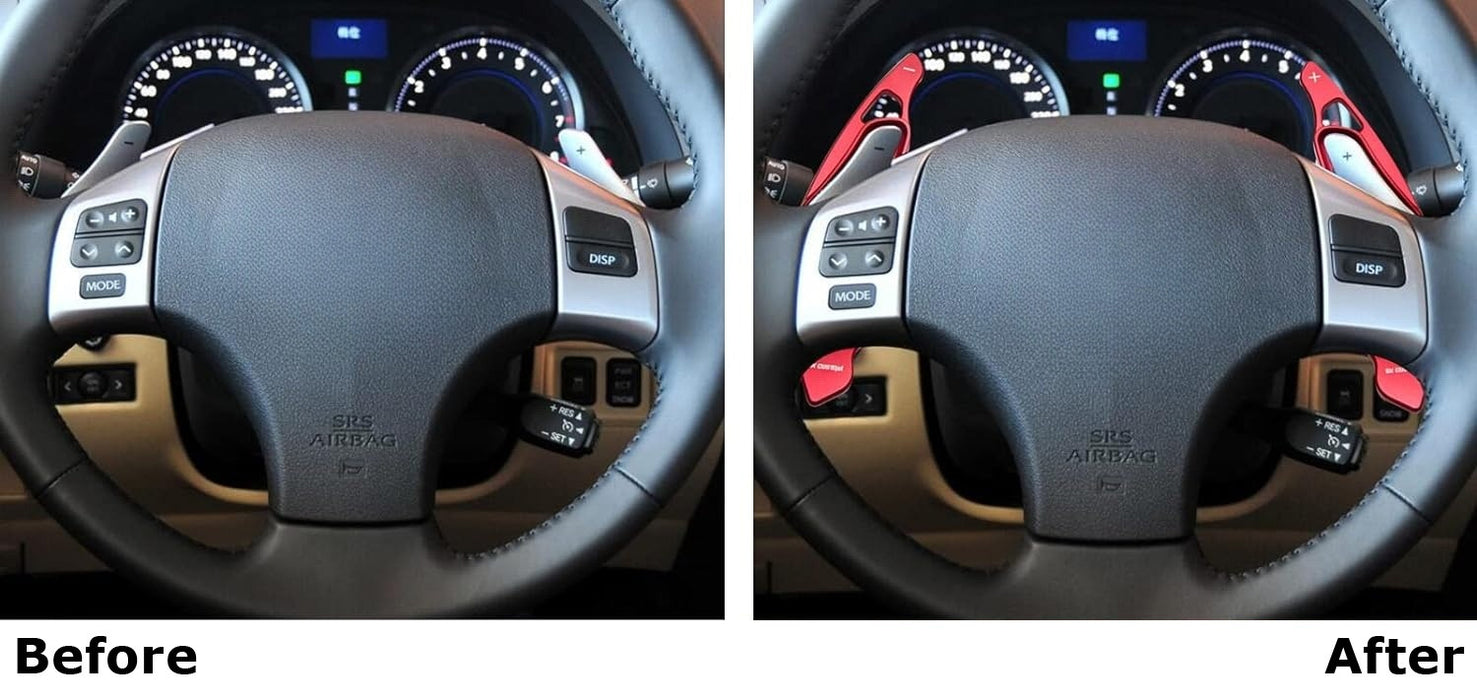 Forged "Carbon" Pattern Steering Wheel Paddle Shifts For 06-13 Lexus IS250 IS350