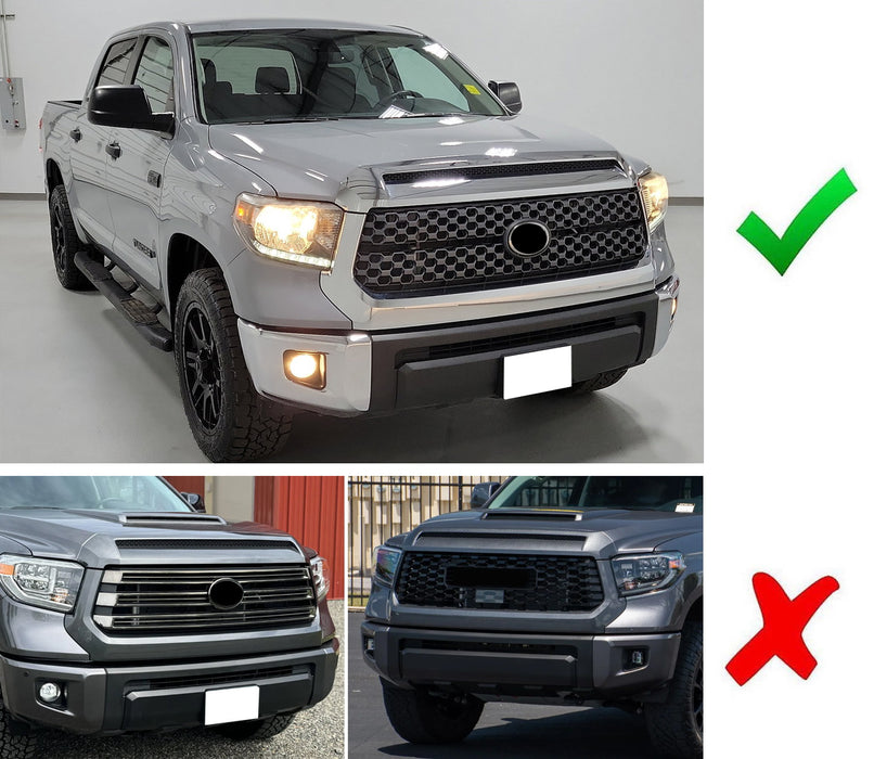 4x TRD Style Smoked White Full LED Grille Lighting Kit For 2018-21 Toyota Tundra
