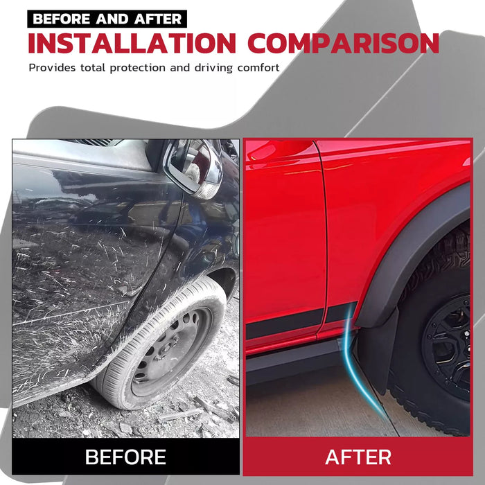 Rally Mud Flap Armor Guards For Subaru WRX Impreza Forester Outback Crosstrek XV