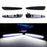 Smoked Lens White Full LED Front & Rear Side Markers For 05-13 Chevy Corvette C6