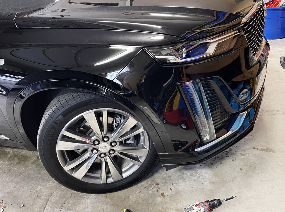 Smoked Lens White Full LED Side Marker Light Kit For Cadillac 19-up XT4, 20+ XT6