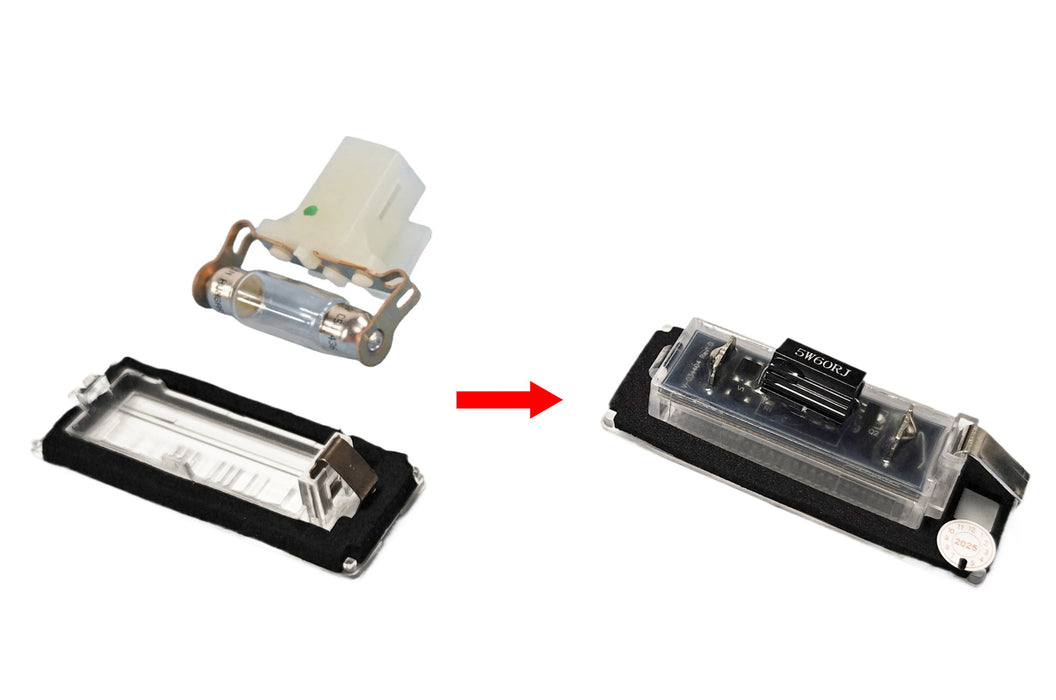 White Full LED License Plate Light Kit For RAM 2014-up Promaster 1500 2500 3500