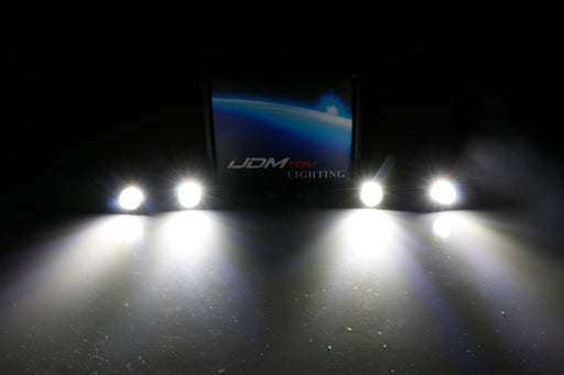 Truck/Semi 20pc White LED Front Bumper Valance/Air Dam Accent Running Light Kit