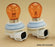 (2) 1156 Headlight Front Turn Signal Bulb Plug Adapter Sockets For Hyundai Kia