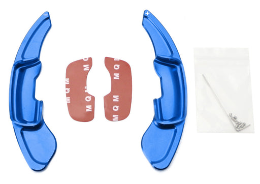 JDM Blue Billet Steering Wheel Paddle Shifter Extension Covers For Lexus GS RX