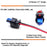 5" Side Marker Light Power Cord For C7 Corvette, 21-up Suburban Yukon Escalade