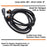Y-Shape Fog Light Power Cord Jumper Wiring Harness For Dodge 2010-2020 Gen4 RAM