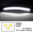 White Full LED Strip Smoked Wheelarch Side Markers For 2018-up Lexus LC 500 500h