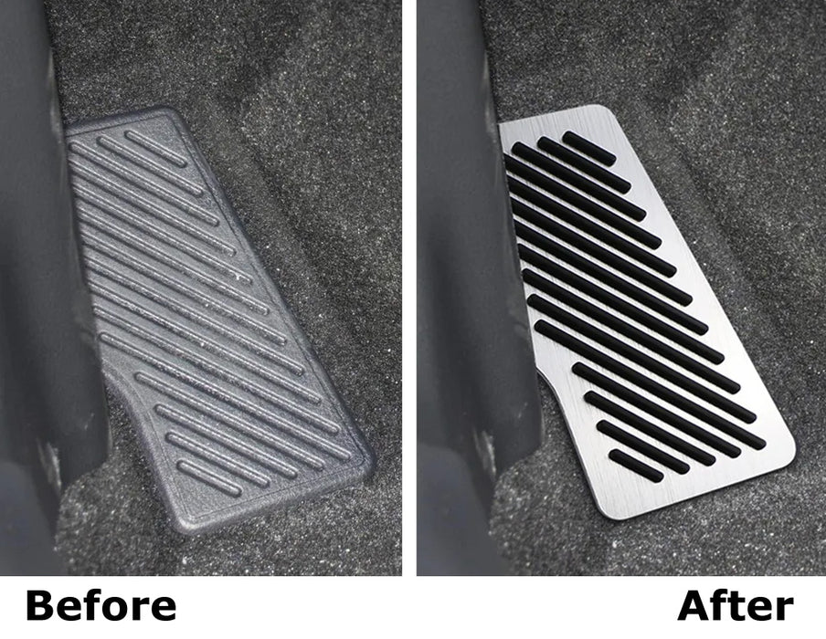 Racing Design Silver Rest Dead Pedal Cover For Toyota 18-up Camry, 19-22 Avalon