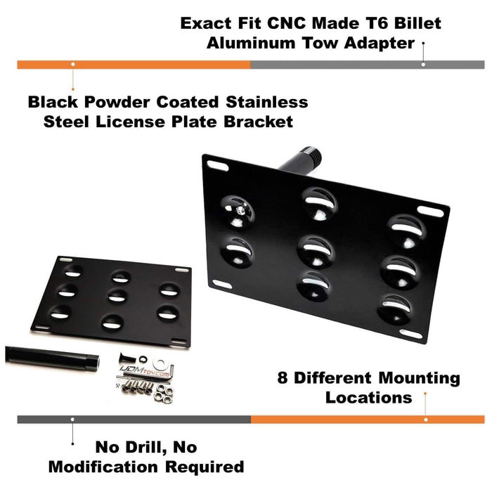 EOS Plate For 19-Up Volkswagen Jetta Front Bumper Tow Hook License Mount Bracket EOS Plate For 19-Up Volkswagen Jetta Front Bumper Tow Hook License Mount Bracket