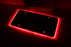 JDM Style Red LED Illuminated Background Light Frame Kit For US  License Plate