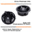 Pair OE-Spec Lower Bumper Fog Light Opening Filler Bezels For 2019-2021 Forester