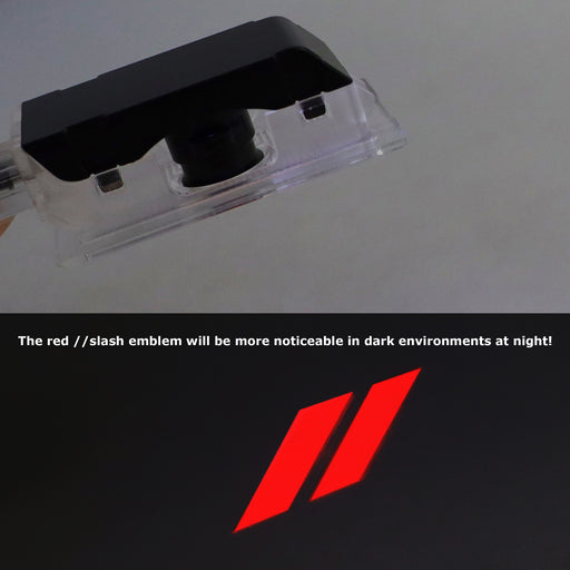Red // Slash LED Projection Under Door Lights For Dodge Charger Challenger Dart