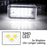 White 18-SMD Full LED Side Door Courtesy Lights For Acura TL TLX RLX RDX MDX ZDX