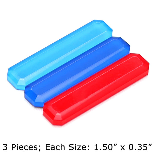 M-Color Acrylic Bumpe/Fender Badge Sticker For BMW 3 4 5 7 Series X1 X3 X5 X6 i4