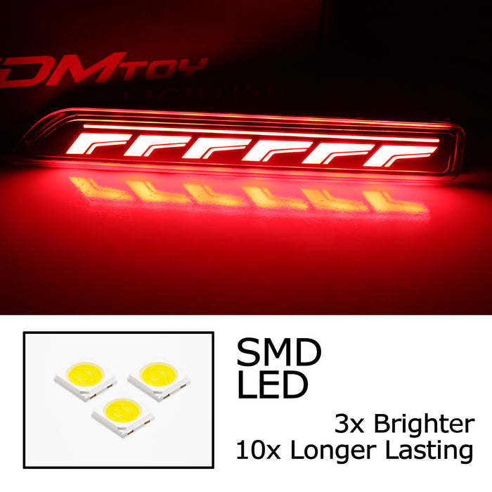 LED Bumper Reflector Brake/Sequential Signal Light For Nissan Sentra Leaf Murano