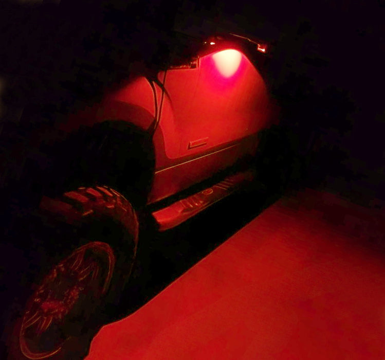 Super Red 18-SMD LED Under Side Mirror Puddle Lights For Ford Focus C-Max Escape