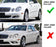 Smoke Lens White 40-SMD LED Side Marker Lights For 2003-06 Mercedes W211 E-Class