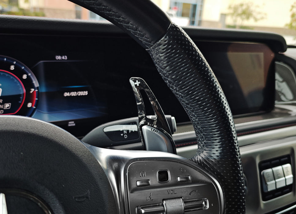 Forged "Carbon" Style Paddle Shifters For Mercedes AMG ONLY C E S G CLS 43 53 63