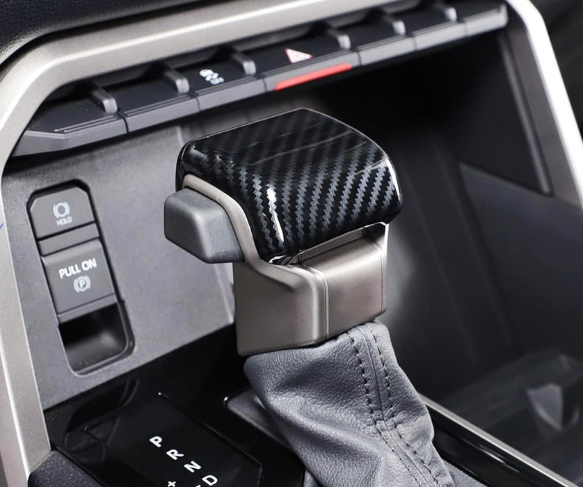 Gloss "Carbon Fiber" Shift Knob Cover Shell For New Toyota Tundra Tacoma 4Runner