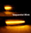 Smoked Lens Amber Sequential Blink LED Side Marker Lights For 2009-2013 Mazda6